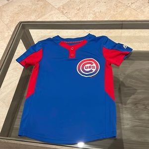 Chicago Cubs Boys Cool Base Jersey/ Shirt, Size Small/ S